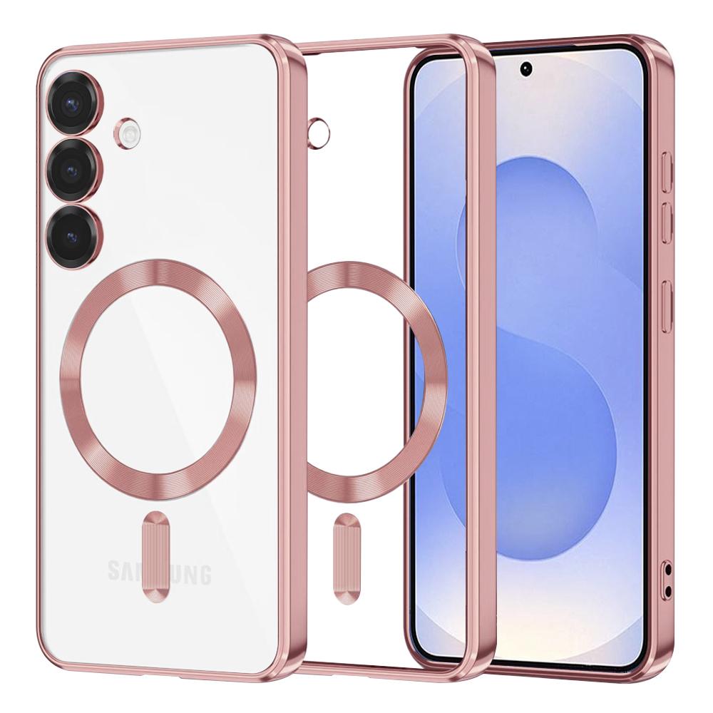 1969267 Coque Techsuit Luxury Crystal MagSafe pour Samsung Galaxy S25 - Pink – Image 1