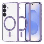 Coque Techsuit Luxury Crystal MagSafe pour Samsung Galaxy S25 - Light Purple