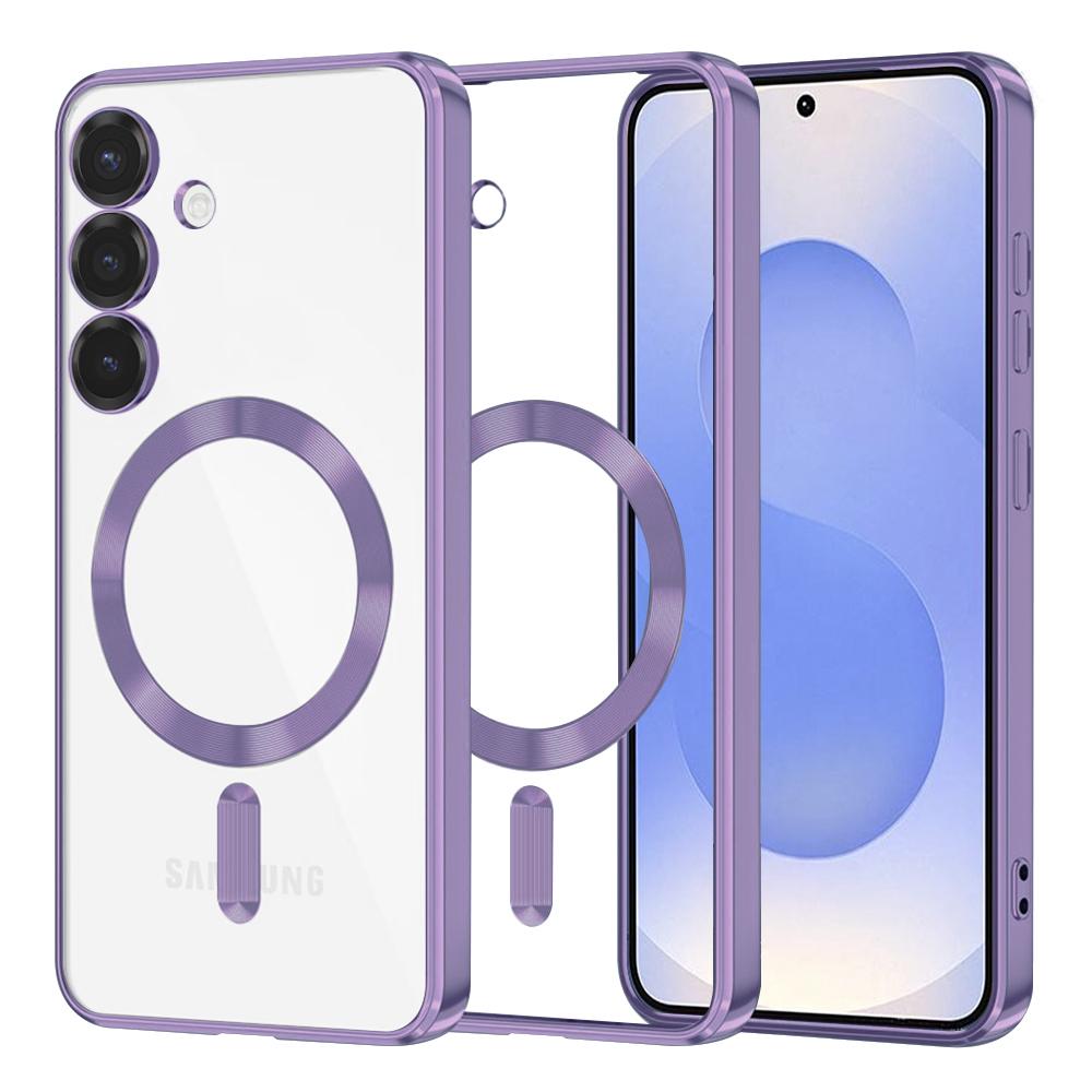 1969297 Coque Techsuit Luxury Crystal MagSafe pour Samsung Galaxy S25 - Light Purple – Image 1