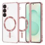 Coque Techsuit Luxury Crystal MagSafe pour Samsung Galaxy S25 Plus - Pink