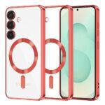 Coque Techsuit Luxury Crystal MagSafe pour Samsung Galaxy S25 Plus - Red