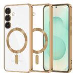 Coque Techsuit Luxury Crystal MagSafe pour Samsung Galaxy S25 Plus - Gold