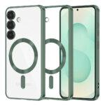 Coque Techsuit Luxury Crystal MagSafe pour Samsung Galaxy S25 Plus - Deep Green