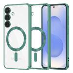 Coque Techsuit Luxury Crystal MagSafe pour Samsung Galaxy S25 - Light Green