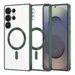 Coque Techsuit Luxury Crystal MagSafe pour Samsung Galaxy S25 Ultra - Deep Green