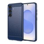 Coque Techsuit Carbon Silicone pour Samsung Galaxy S25 - Blue