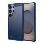 Coque Techsuit Carbon Silicone pour Samsung Galaxy S25 Ultra - Blue