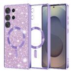 Coque Techsuit Luxury Glitter MagSafe pour Samsung Galaxy S25 Ultra - Light Purple