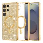 Coque Techsuit Luxury Glitter MagSafe pour Samsung Galaxy S25 Ultra - Gold