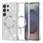 Coque Techsuit Luxury Glitter MagSafe pour Samsung Galaxy S25 Ultra - Silver