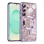 Coque Techsuit Luxury Glitter MagSafe pour Samsung Galaxy S25 Plus - Light Purple
