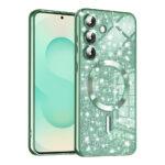 Coque Techsuit Luxury Glitter MagSafe pour Samsung Galaxy S25 Plus - Light Green