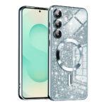 Coque Techsuit Luxury Glitter MagSafe pour Samsung Galaxy S25 Plus - Light Blue