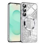 Coque Techsuit Luxury Glitter MagSafe pour Samsung Galaxy S25 Plus - Silver