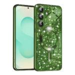Coque Techsuit Luxury Glitter MagSafe pour Samsung Galaxy S25 Plus - Deep Green