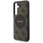 Coque Guess 4G Circle Classic Logo MagSafe pour Samsung Galaxy S25 - Brown – Image 4