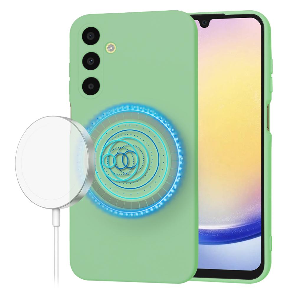1985539 Coque Techsuit SoftFlex MagSafe pour Samsung Galaxy A25 - Mint Green – Image 1