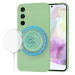 Coque Techsuit SoftFlex MagSafe pour Samsung Galaxy A35 - Mint Green