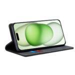 Étui portefeuille Techsuit Confy Cover pour iPhone 15 Plus - Black – Image 2