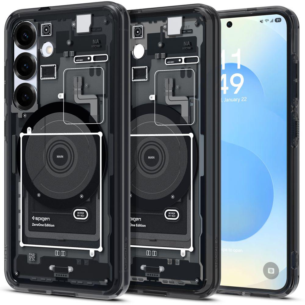 2011885 Coque Spigen Ultra Hybrid Zero One MagSafe pour Samsung Galaxy S25 - Black – Image 1