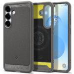 Coque Spigen Rugged Armor MagSafe pour Samsung Galaxy S25 - Marble Grey