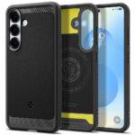Coque Spigen Rugged Armor MagSafe pour Samsung Galaxy S25 - Matte Black