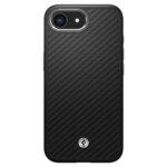 Coque Spigen Enzo Aramid MagSafe pour iPhone 16e - Matte Black – Image 2