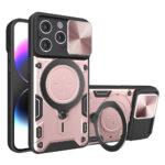 Coque Techsuit CamGuard Pro pour iPhone 14 Pro - Rose Gold