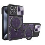 Coque Techsuit CamGuard Pro pour iPhone 15 Pro - Purple