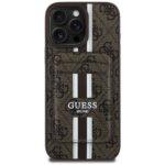Coque Guess Cardslot 4G MagSafe avec porte cartes pour iPhone 16 Pro Max - Brown – Image 2