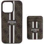 Coque Guess Cardslot 4G MagSafe avec porte cartes pour iPhone 16 Pro Max - Brown – Image 3