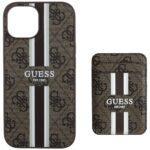 Coque Guess Cardslot 4G MagSafe avec porte cartes pour iPhone 15 - Brown – Image 3