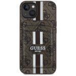 Coque Guess Cardslot 4G MagSafe avec porte cartes pour iPhone 15 - Brown – Image 2