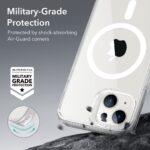 Coque MagSafe ESR Classic Hybrid HaloLock pour iPhone 14 / iPhone 13 - Clear – Image 4