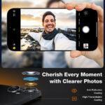 Protection d'objectif Torras Lensguard Camera Protector pour iPhone 16 / iPhone 16 Plus - Black – Image 2