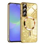 Coque Techsuit Luxury Glitter MagSafe pour Samsung Galaxy A36 / A56 - Gold