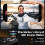 Protection d'objectif Torras Lensguard Camera Protector pour iPhone 16 Pro / iPhone 16 Pro Max - Titanium Grey – Image 5