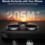 Protection d'objectif Torras Lensguard Camera Protector pour iPhone 16 Pro / iPhone 16 Pro Max - Titanium Grey – Image 2