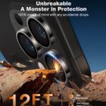 Protection d'objectif Torras Lensguard Camera Protector pour iPhone 16 Pro / iPhone 16 Pro Max - Titanium Grey – Image 4