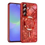 Coque Techsuit Luxury Glitter MagSafe pour Samsung Galaxy A36 / A56 - Red