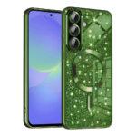 Coque Techsuit Luxury Glitter MagSafe pour Samsung Galaxy A36 / A56 - Deep Green