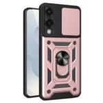 Coque Techsuit CamShield Series pour Samsung Galaxy S25 Edge - Rose Gold