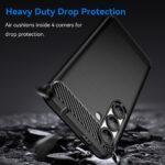 Coque Techsuit Carbon Silicone pour Samsung Galaxy S25 Edge - Black – Image 6