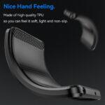 Coque Techsuit Carbon Silicone pour Samsung Galaxy S25 Edge - Black – Image 3