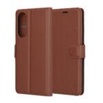 Étui portefeuille Techsuit Leather Folio pour Samsung Galaxy S25 Edge - Brown – Image 6