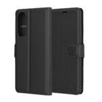 Étui portefeuille Techsuit Leather Folio pour Samsung Galaxy S25 Edge - Black – Image 6