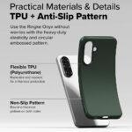 Coque Ringke Onyx pour Samsung Galaxy A36 / A56 - Dark Green – Image 6