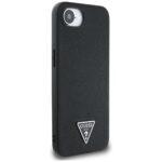 Coque Guess Grained PU Triangle Logo MagSafe pour iPhone 16e - Black – Image 3