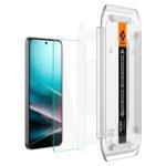Lot de 2 protections d'écran Spigen Glas.tR EZ-FIT pour Samsung Galaxy A36 - Clear – Image 6