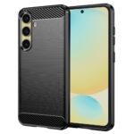 Coque Techsuit Carbon Silicone pour Samsung Galaxy S24 FE - Black